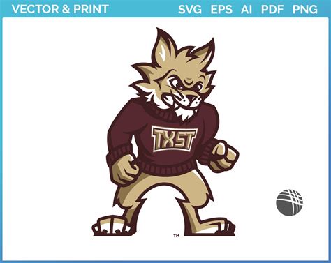 Texas State Bobcats - Mascot Logo (2021) - College Sports Vector SVG ...