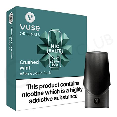 Crushed Mint ePen Nic Salt Prefilled Vape Pod by Vuse