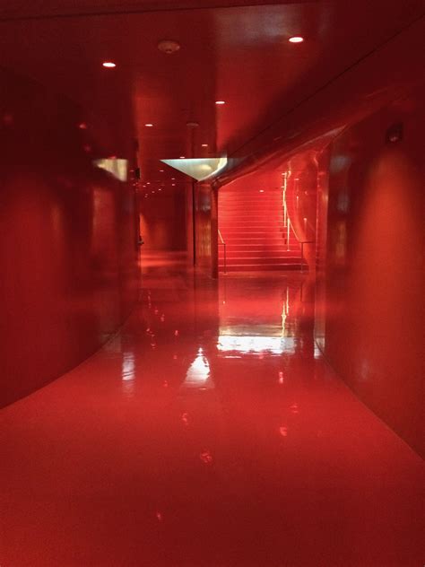 The Red Hall of Meeting Rooms at the Seattle Public Library | Red rooms ...