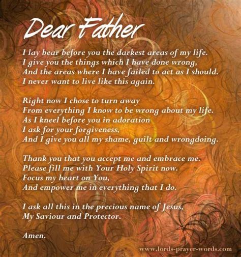 A Prayer For Forgiveness From God - CHURCHGISTS.COM