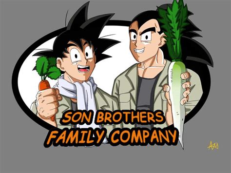 Goku and Raditz the son brothers family company | DragonBallZ Amino