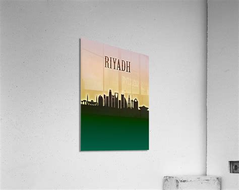 Riyadh Skyline Minimal - Towseef Dar