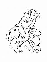 Fred Flintstone coloring Pages sketch template