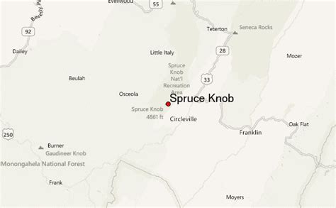 Spruce Knob Mountain Information