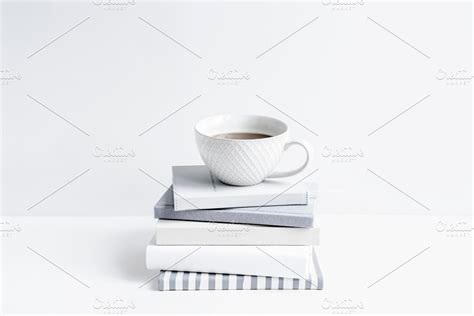 Styled Image, books With Coffee | Business Images ~ Creative Market