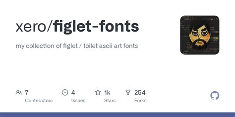 GitHub - xero/figlet-fonts: my collection of figlet / toilet ascii art fonts