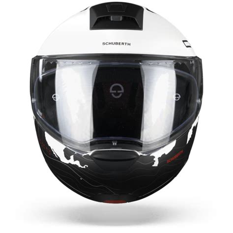 Schuberth C4 Pro Women Magnitudo White Modular Helmet - Chromeburner