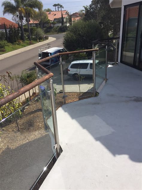 Glass Railing Installation Solana Beach - Patriot Glass and Mirror | San Diego CA