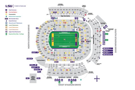 Lsu Football Stadium Seating Chart