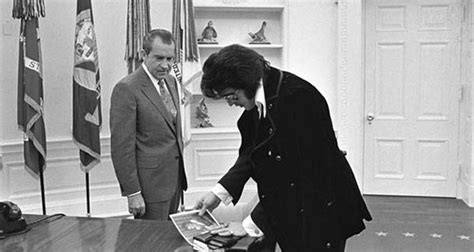 The Bizarre Story Behind This Photo Of Elvis And Nixon