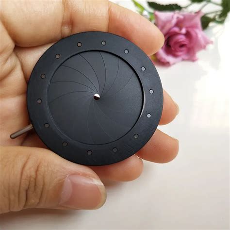 1.5 34m Metal Adjustable Optical Amplifying Iris Diaphragm Aperture Condenser for Digital Camera ...