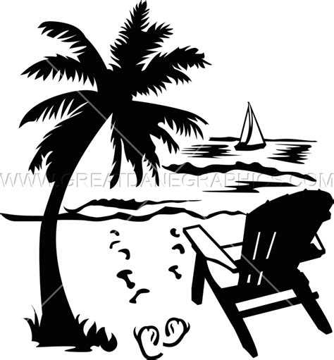 Palm Tree Beach Drawing at GetDrawings | Free download