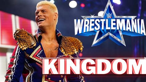 The American Nightmare Cody Rhodes Official WWE Theme Song - Kingdom ...