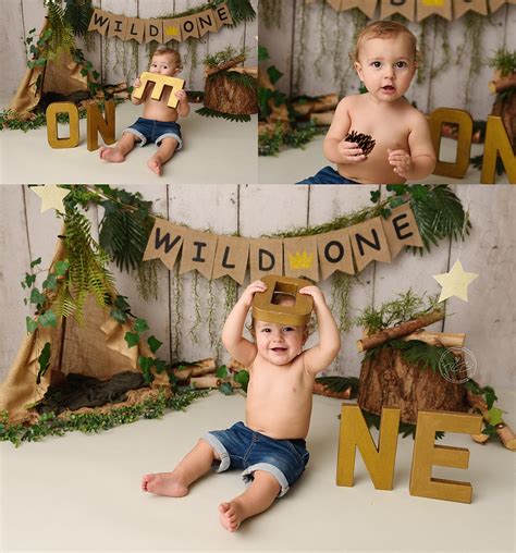 'Wild One' 1st Birthday Cake Smash