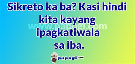 Sweet Pick Up Lines Tagalog 2019