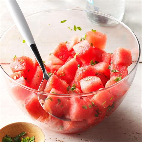 Mint Watermelon Salad Recipe | Taste of Home