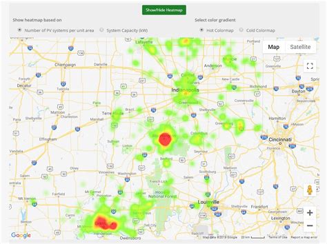 SIREN solar map code refactoring and heatmap feature – SIREN: Solar Indiana Renewable Energy Network