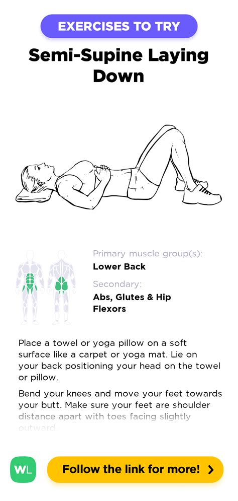 Semi-Supine Laying Down / Constructive Rest Position – WorkoutLabs Exercise Guide