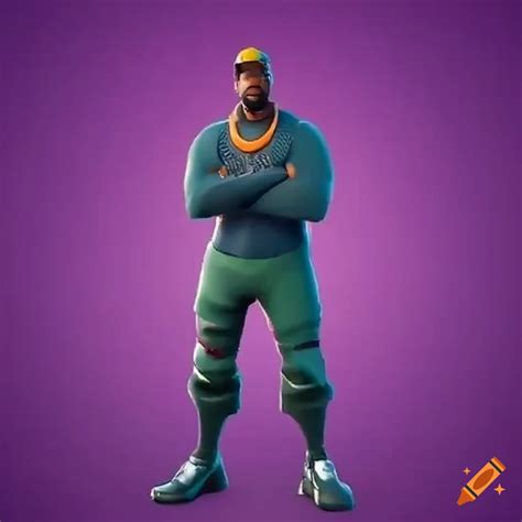 Kanye west character in fortnite on Craiyon