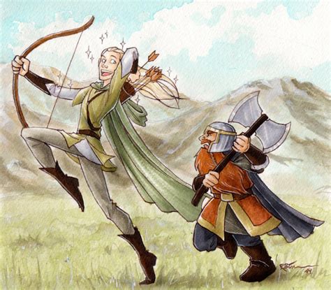 Legolas and Gimli by CaptBexx on DeviantArt