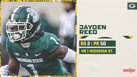 2023 NFL Draft: Packers select Michigan State WR Jayden Reed in second ...