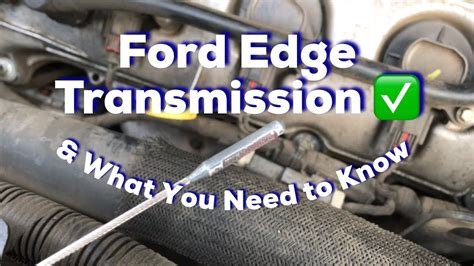 Ford Edge: Transmission Fluid Check and Engine Bay Walkthrough (Lincoln MKX) - YouTube