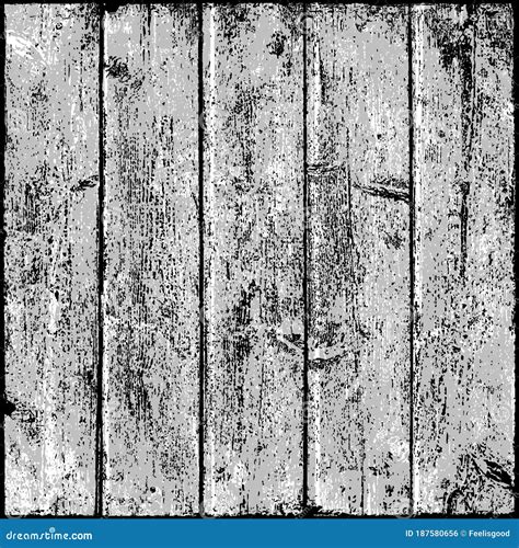 Grayscale Wood Texture With Realistic Natural Structure Vector ...