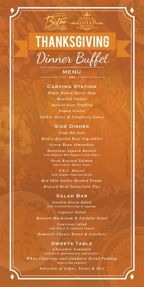 Thanksgiving Dinner Buffet | Bickford Bistro