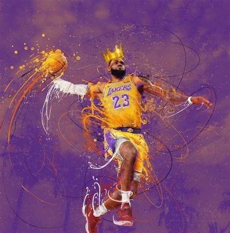 Lebron James Lakers Dunk Poster, Canvas or Banner | Lebron james lakers, Lebron james art ...