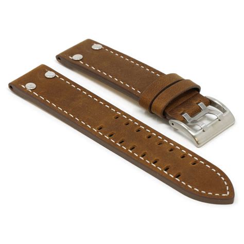 Vintage Leather Strap for Hamilton Khaki Field Watch | StrapsCo