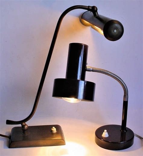 Two vintage Desk/Piano lamps - Catawiki