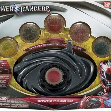 Power Rangers Movie Power Morpher with 5 Coins Lights Sounds Bandai, 1 ...