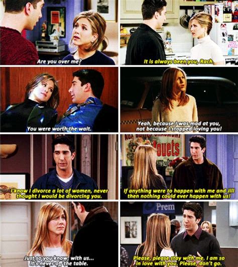 Ross and Rachel | Friends moments, Friend memes, Friends quotes