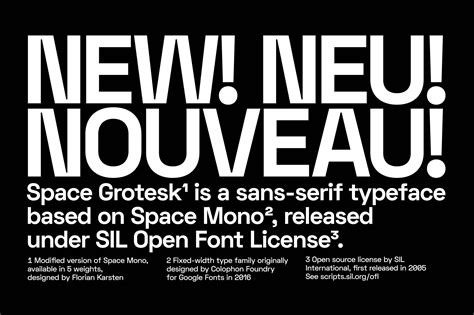 Space Grotesk Sans Serif Font