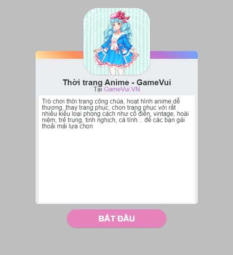 Game Thời trang Anime - Anime Spring Look - Game Vui