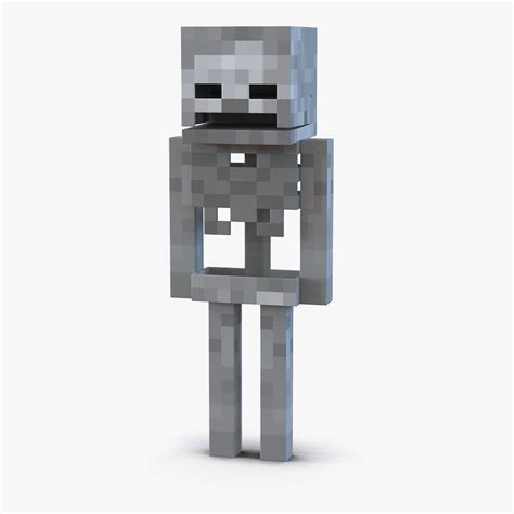 3d model minecraft skeleton