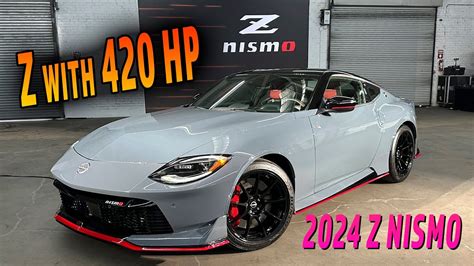 2024 Nissan Z NISMO First Look! - The Z Gets More Power & More Grip - YouTube