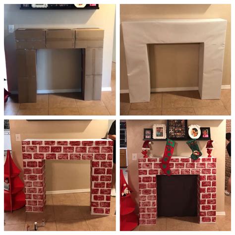 Fireplace Made Out Of Cardboard - fireplacenow.co