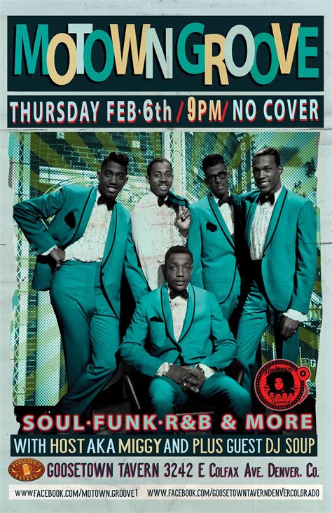 Motown Groove Dance party Thursday at Goosetown Tavern The best in ...