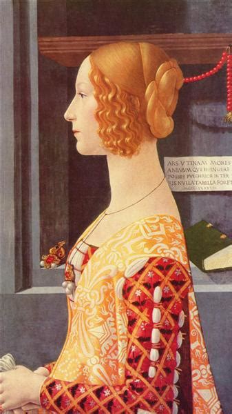 Portrait of Giovanna Tornabuoni, 1489 - 1490 - Domenico Ghirlandaio - WikiArt.org