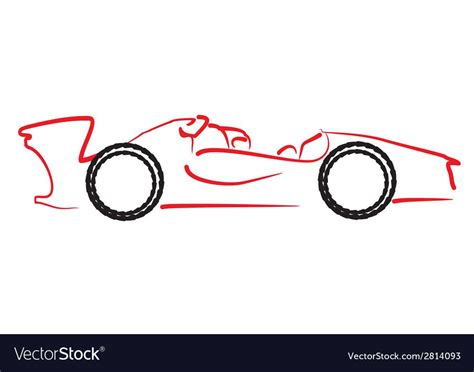 Formula 1 car logo vector image on vectorstock – Artofit