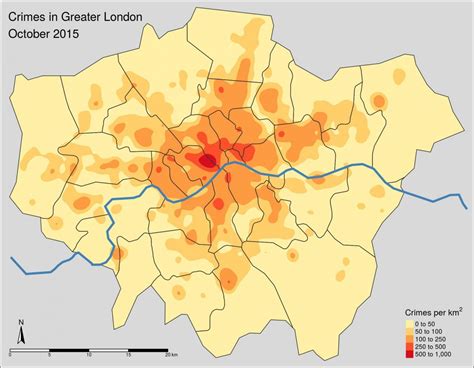 London crime map - Map of London crime (England)