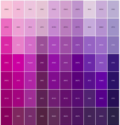 Unique Purple Pantone Color Chart Apricot