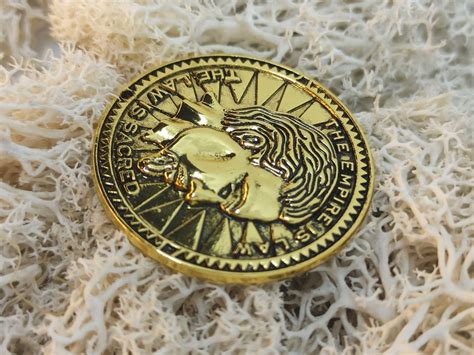 Akatosh Coin Dragonborn Symbol Skyrim Memorabilia Talos Coin Elder ...