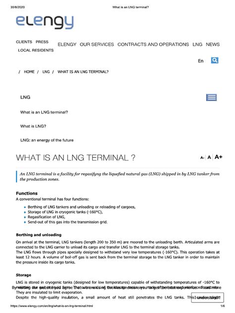 What Is An LNG Terminal | PDF