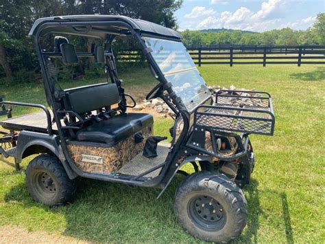 2014 Bad Boy Buggy Recoil iS 4x4 Electric Golf Cart w/ Front Rack, Winch, and Battery Charger ...