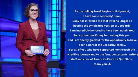 Mayim Bialik Announced Her Exit from 'Jeopardy!' as a Host - OtakuKart