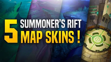 TOP 5 SUMMONER'S RIFT MAP SKINS - League of Legends - Liên Minh LoL