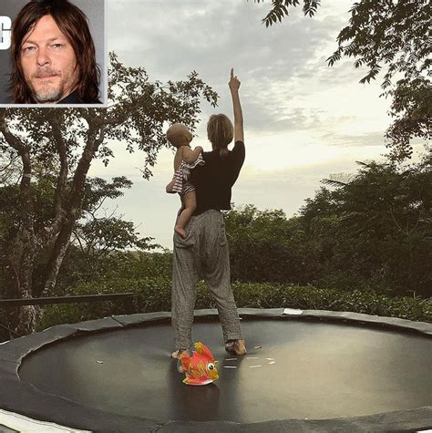 Norman Reedus Shares Rare Photo of Daughter for New Year's