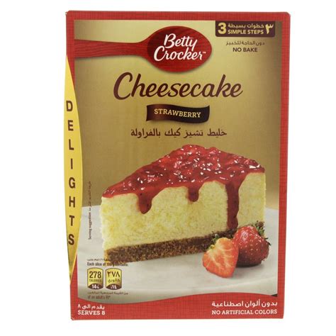 Betty Crocker No Bake Cheesecake Mix Strawberry 360g Online at Best ...